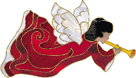 Stained Glass Angel version 4
