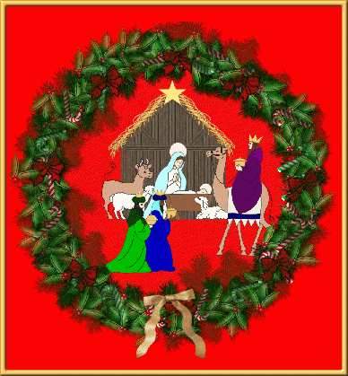 Christmas Wreath tutorial December 15, 2001