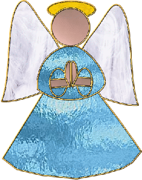 Stained Glass Angel version 2