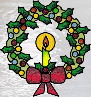 My stained Glass Wreath Tutorial